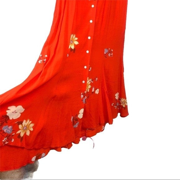 NEW Revolve CAPULET Red Floral Ellie Maxi Summer Dress Size XS - Picture 7 of 10
